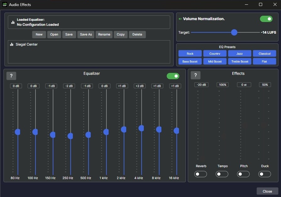 Volume Normalization